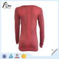 Breathable Mature Lady Thermal Shirts for Wholesale